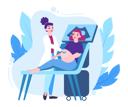 پیش‌نمایش فایل pregnant-woman-visiting-doctor-in-hospital-6265017 از پک مجموعه متنوع