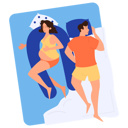 پیش‌نمایش فایل pregnant-woman-and-man-sleeping-in-the-bed-6276286 از پک کارهای روزمره نوزاد