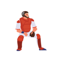 پیش‌نمایش فایل baseball-keeper-6276987 از پک ورزشکار مرد