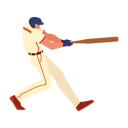 پیش‌نمایش فایل baseball-player-with-bat-6276986 از پک ورزشکار مرد