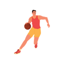پیش‌نمایش فایل basketball-player-6276972 از پک ورزشکار مرد