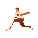 پیش‌نمایش فایل cricket-batsman-6276998 از پک ورزشکار مرد