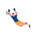پیش‌نمایش فایل football-goalkeeper-stop-goal-6276964 از پک ورزشکار مرد