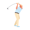 پیش‌نمایش فایل golf-player-6276990 از پک ورزشکار مرد
