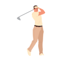 پیش‌نمایش فایل golf-player-6276991 از پک ورزشکار مرد