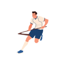 پیش‌نمایش فایل hocket-player-with-stick-6276967 از پک ورزشکار مرد