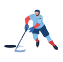 پیش‌نمایش فایل ice-hocket-player-hitting-ball-6276978 از پک ورزشکار مرد