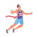 پیش‌نمایش فایل runner-winning-race-6276959 از پک ورزشکار مرد