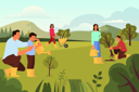 پیش‌نمایش فایل charity-community-plant-tree-6276800 از پک فعالیت داوطلبانه