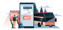 پیش‌نمایش فایل book-a-bus-ticket-online-6276503 از پک تیکِت آنلاین