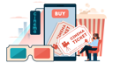 پیش‌نمایش فایل book-a-cinema-ticket-online-6276498 از پک تیکِت آنلاین