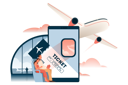 پیش‌نمایش فایل online-book-flight-ticket-6276501 از پک تیکِت آنلاین