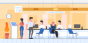پیش‌نمایش فایل people-make-financial-operations-at-bank-6358750 از پک دفتر کار بانک