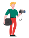 پیش‌نمایش فایل male-photographer-holding-a-professional-camera-6359030 از پک حرفه