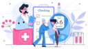 پیش‌نمایش فایل blood-sugar-test-in-clinic-6358730 از پک مرکز خون