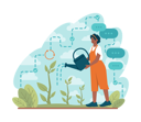 پیش‌نمایش فایل black-female-farm-owner-growing-plants-11209742 از پک مشاغل