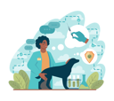 پیش‌نمایش فایل black-male-veterinary-doctor-checking-and-treating-11209744 از پک مشاغل