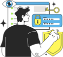 پیش‌نمایش فایل boy-working-on-login-security-11209452 از پک الفا و بِتا