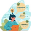 پیش‌نمایش فایل girl-having-growth-idea-11200304 از پک متفرقه