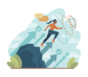 پیش‌نمایش فایل girl-running-and-achieving-goal-11200298 از پک متفرقه
