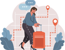 پیش‌نمایش فایل businesswoman-goes-on-business-trip-11213259 از پک کسب و کار