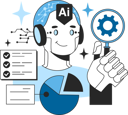 پیش‌نمایش فایل ai-robot-working-on-production-process-monitoring-11209299 از پک هوش مصنوعی