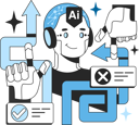 پیش‌نمایش فایل ai-robot-working-with-neural-network-11209305 از پک هوش مصنوعی