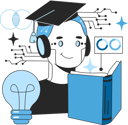 پیش‌نمایش فایل ai-robotic-studying-graduation-book-11209308 از پک هوش مصنوعی