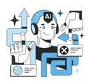 پیش‌نمایش فایل robot-uses-ai-technology-11200213 از پک توسعه وب