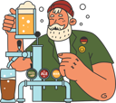 پیش‌نمایش فایل beard-man-making-beer-11242681 از پک اکتبرفست