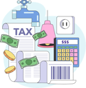 پیش‌نمایش فایل tax-calculation-11242038 از پک فضا کولیوینگ