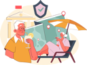 پیش‌نمایش فایل old-couple-enjoying-holiday-at-beach-11242524 از پک نقاط عطف زندگی