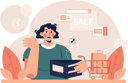 پیش‌نمایش فایل girl-impulsively-doing-shopping-11242432 از پک خرید یمپولسیو