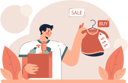 پیش‌نمایش فایل man-buying-t-shirt-11242435 از پک خرید یمپولسیو
