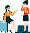 پیش‌نمایش فایل business-girls-talking-on-mobile-11254503 از پک افراد کسب و کار