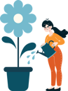 پیش‌نمایش فایل girl-watering-plant-11254484 از پک افراد کسب و کار