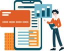 پیش‌نمایش فایل man-doing-credit-card-analysis-11254496 از پک افراد کسب و کار