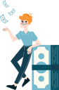 پیش‌نمایش فایل man-getting-financial-profit-11254486 از پک افراد کسب و کار