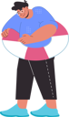 پیش‌نمایش فایل young-man-holding-lifebuoy-11254519 از پک افراد کسب و کار