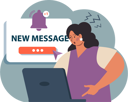 پیش‌نمایش فایل girl-having-new-message-neophobia-11254794 از پک نِوفوبیا
