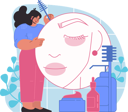 پیش‌نمایش فایل girl-doing-eye-makeup-11254390 از پک خدمات زیبایی
