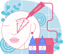 پیش‌نمایش فایل girl-doing-eyebrow-shaping-using-machine-11254412 از پک خدمات زیبایی