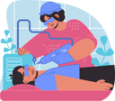 پیش‌نمایش فایل girl-taking-laser-treatment-11254409 از پک خدمات زیبایی