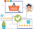 پیش‌نمایش فایل employee-explains-shopping-feedback-11262685 از پک بازخورد مشتریان
