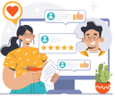 پیش‌نمایش فایل woman-is-analyzing-customer-feedback-11262683 از پک بازخورد مشتریان