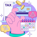 پیش‌نمایش فایل businessman-analyzes-tax-details-11262677 از پک اعتبار