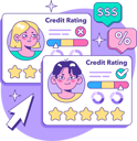 پیش‌نمایش فایل employee-gets-rating-11262674 از پک اعتبار