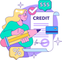 پیش‌نمایش فایل woman-is-signing-credit-contract-11262679 از پک اعتبار