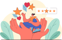 پیش‌نمایش فایل businesswoman-analyzes-brand-rating-11262555 از پک وفاداری به برند