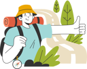 پیش‌نمایش فایل boy-is-finding-way-in-forest-11261755 از پک سفر